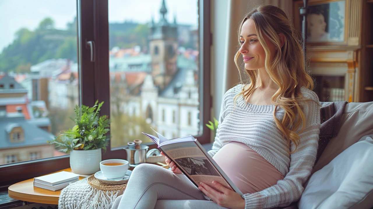 Barva a konzistence těhotenského hlenu