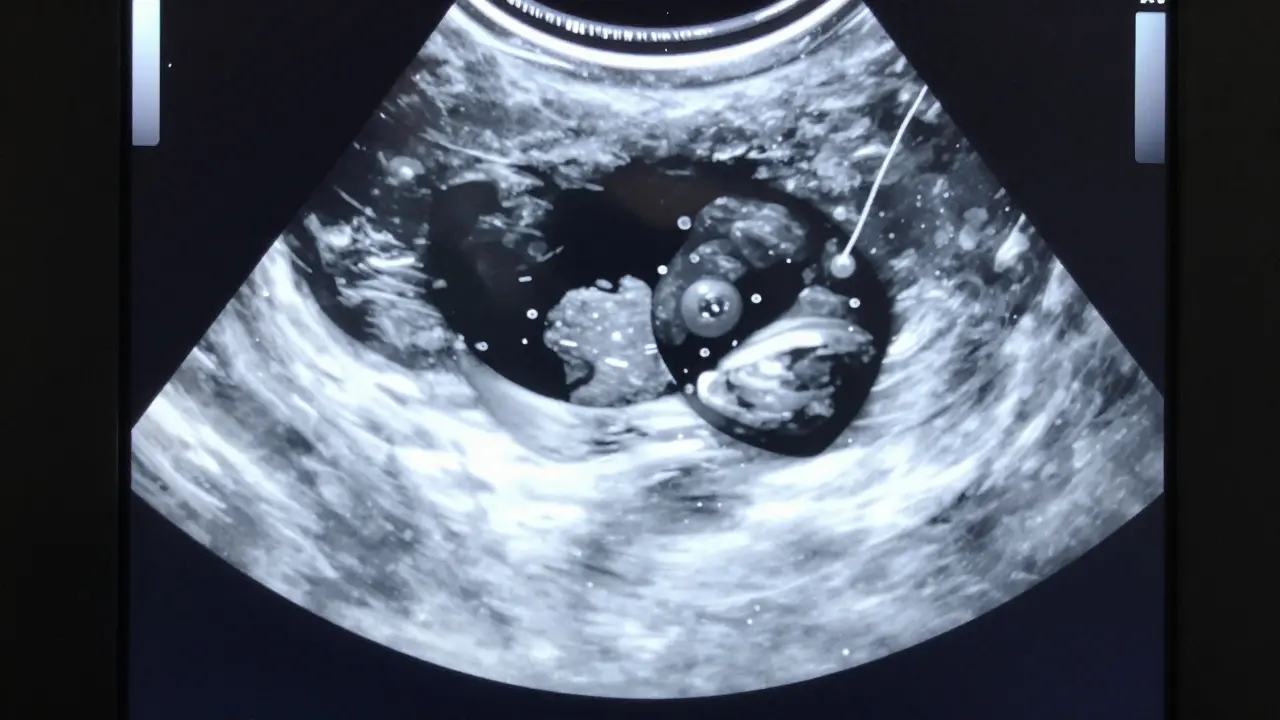 Co je vidět na ultrazvuku v 5 týdnů těhotenství?